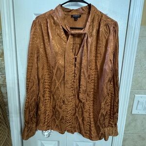 Express Copper Textured Top